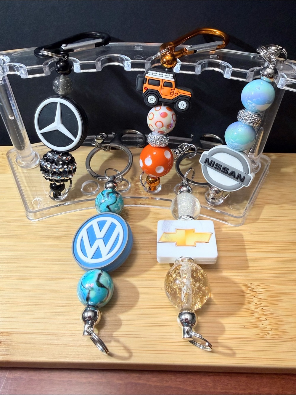 New Beaded Keychains